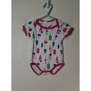 Coney Isle Body Suit Ice Cream Popsicles Baby Girls Size 3-6 Months